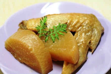大根と鶏肉のはちみつ煮