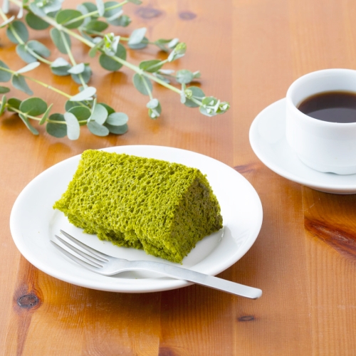 はちみつと抹茶のシフォンケーキ