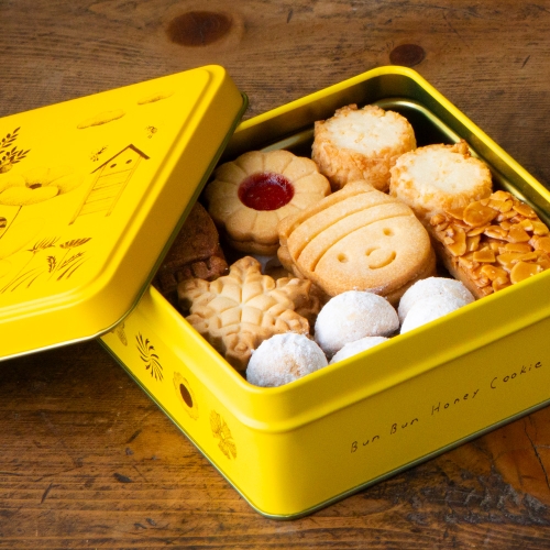 ハニークッキー缶 ～ぶんぶんの雪あそび～