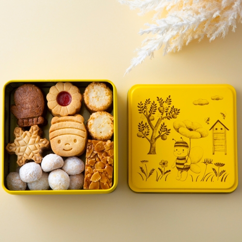 ハニークッキー缶 ～ぶんぶんの雪あそび～ (冬タグ)