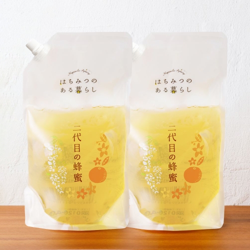 二代目の蜂蜜 1350gエコパックセット