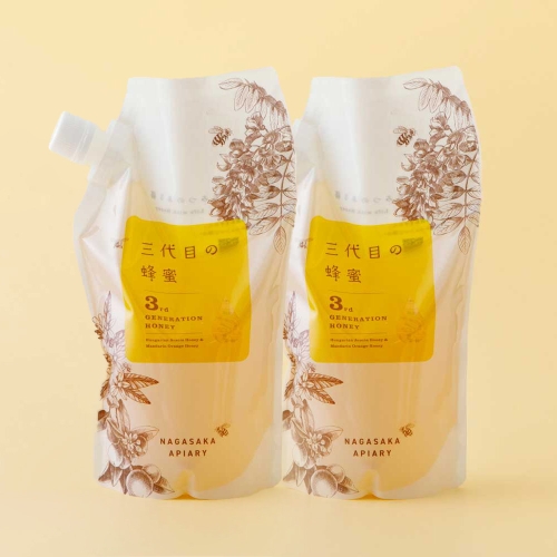 三代目の蜂蜜 エコパック2点セット